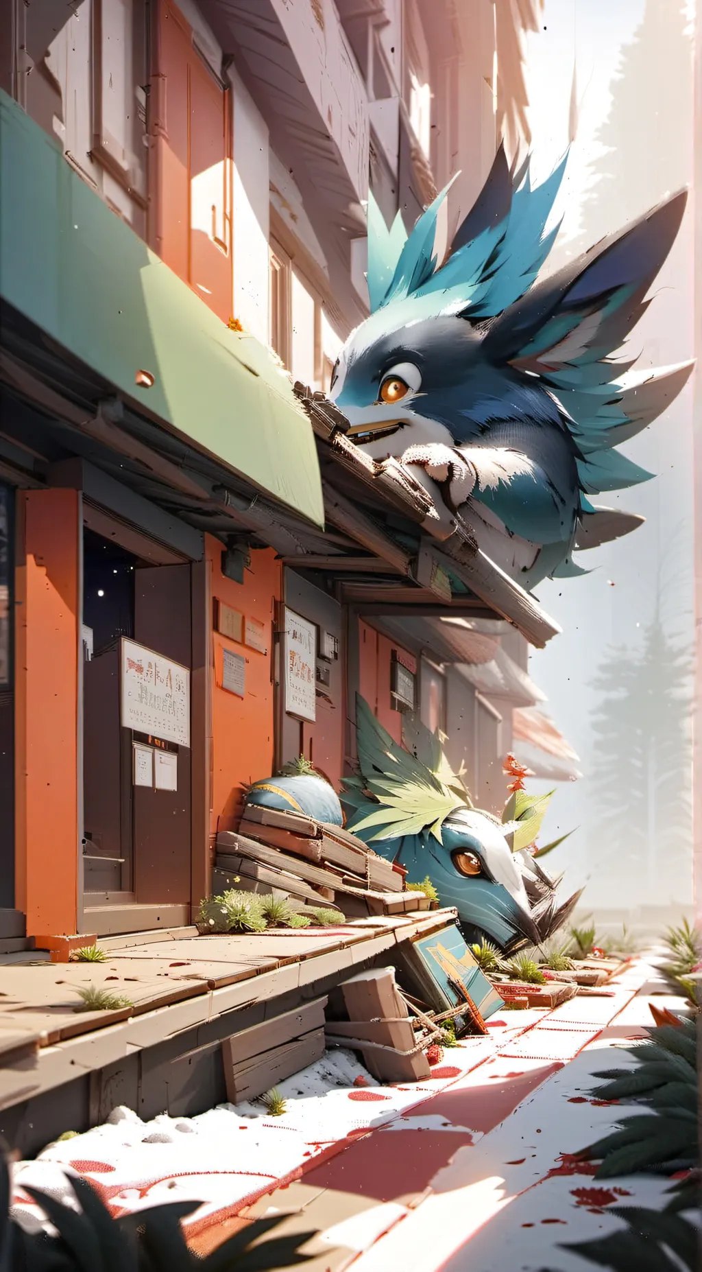 ai character: Lunar  background