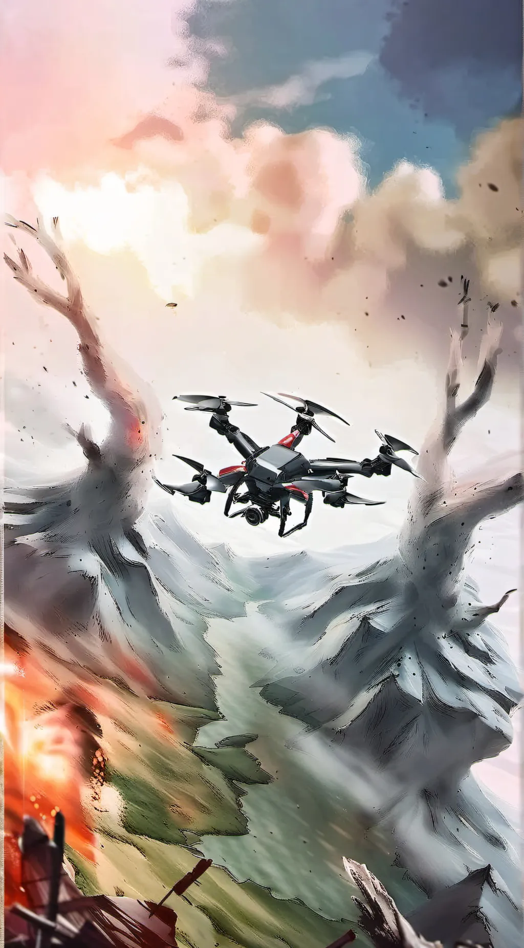 ai character: murder drone background