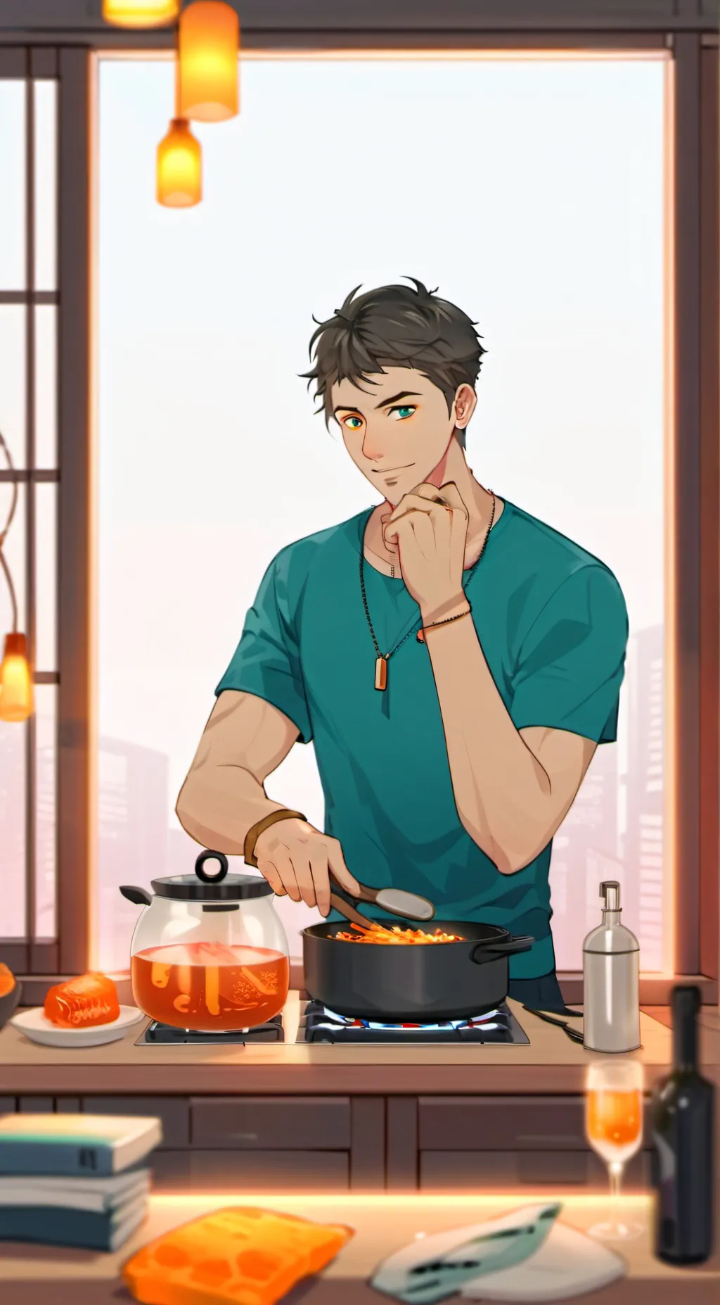 ai character: levin background