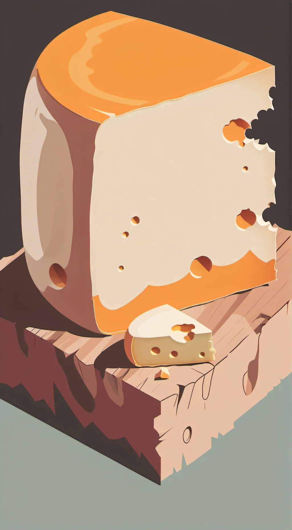 ai character: CHEESE background