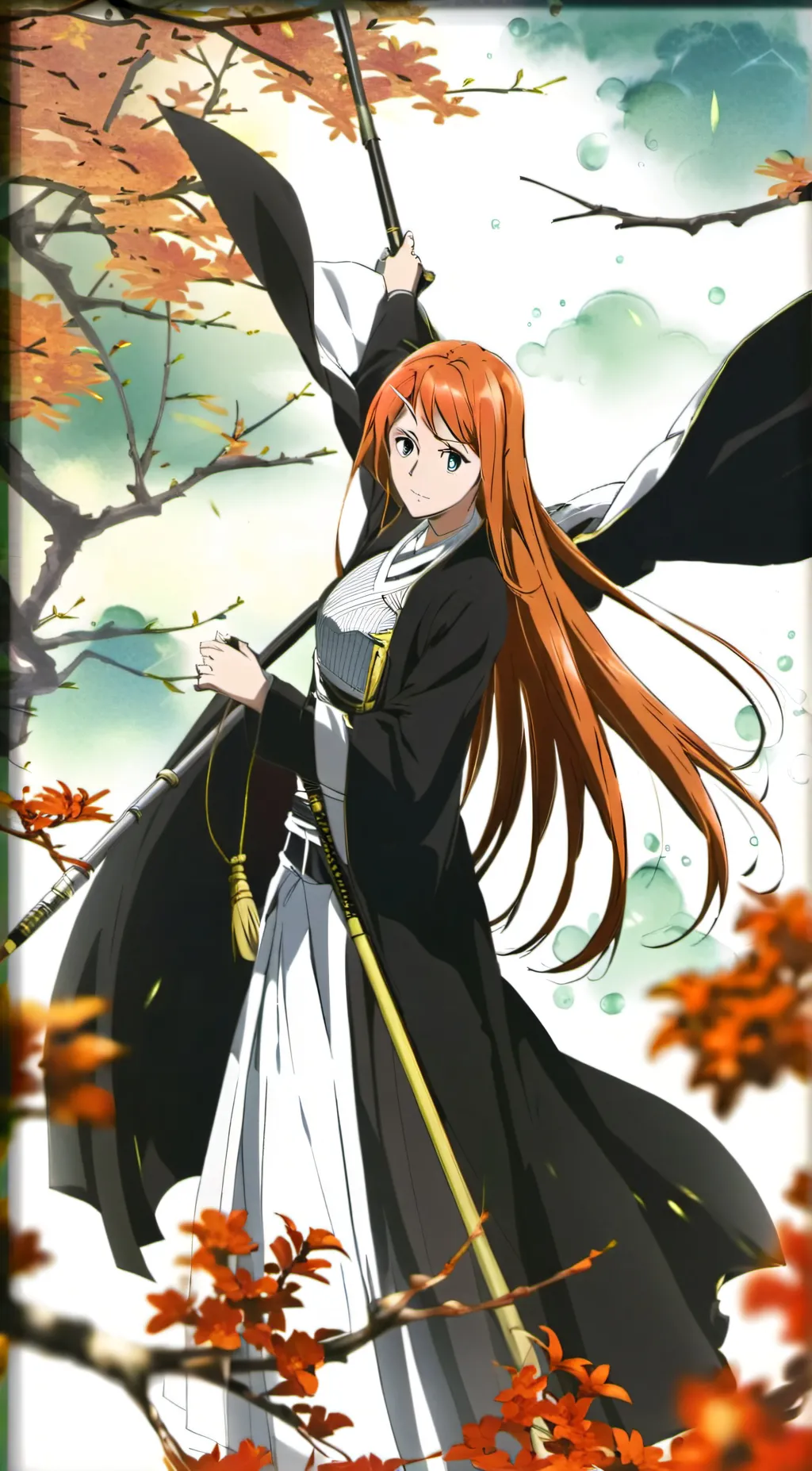 ai character: Bleach background