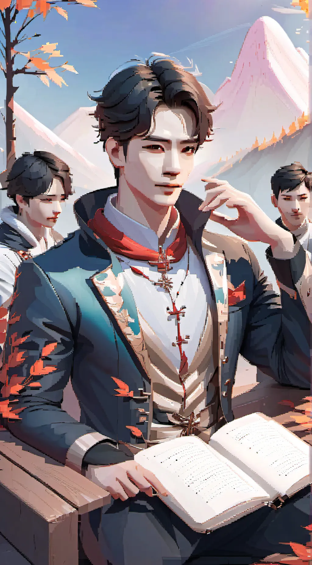 ai character: colen background