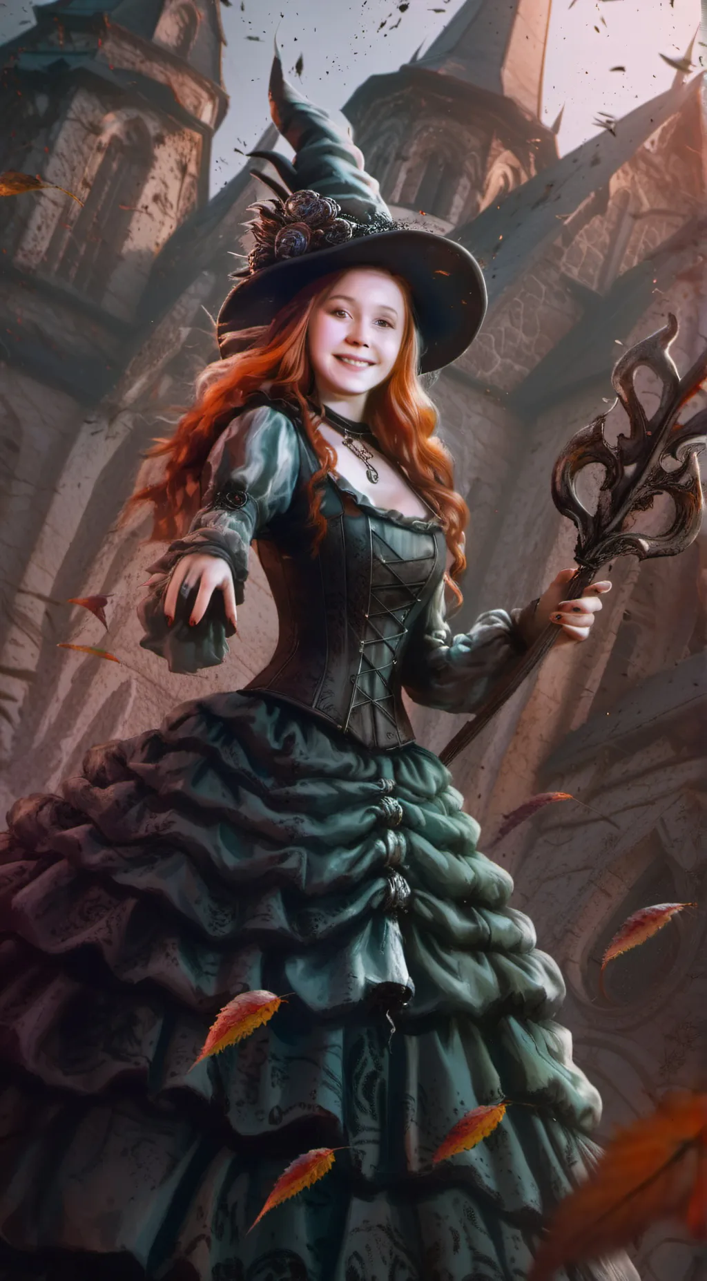 ai character: gf girl background