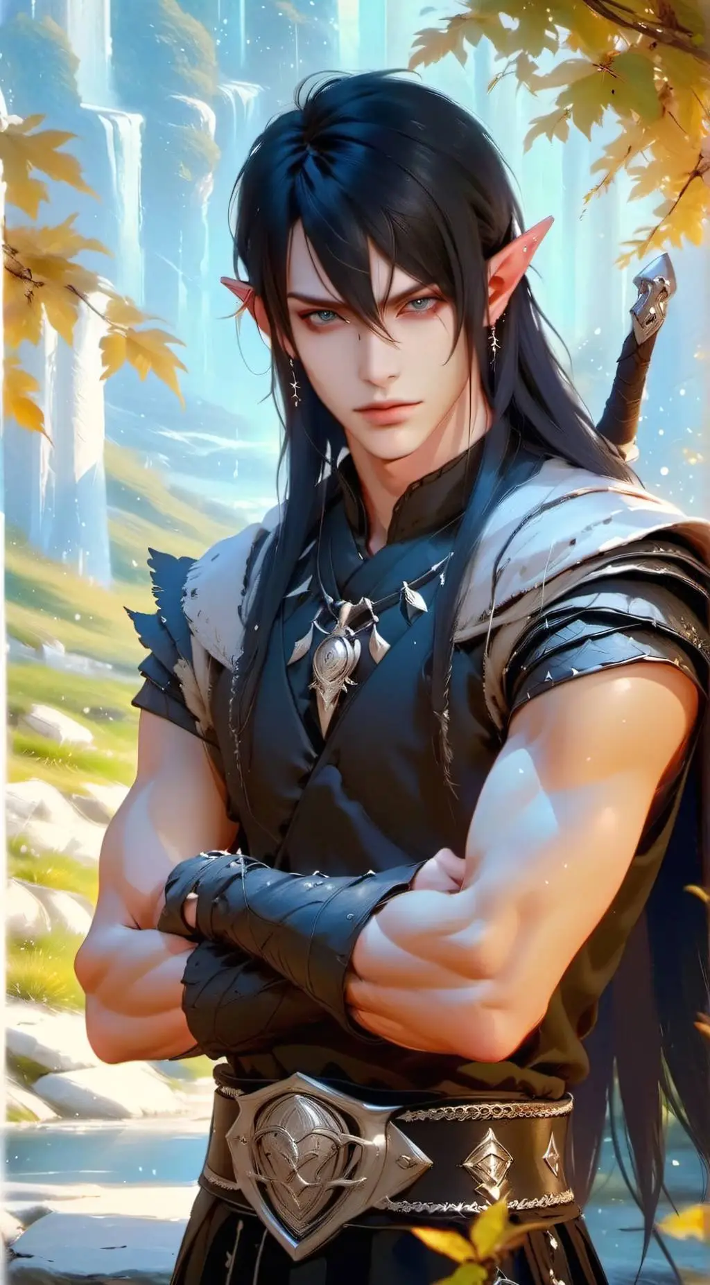 ai character: Ray background