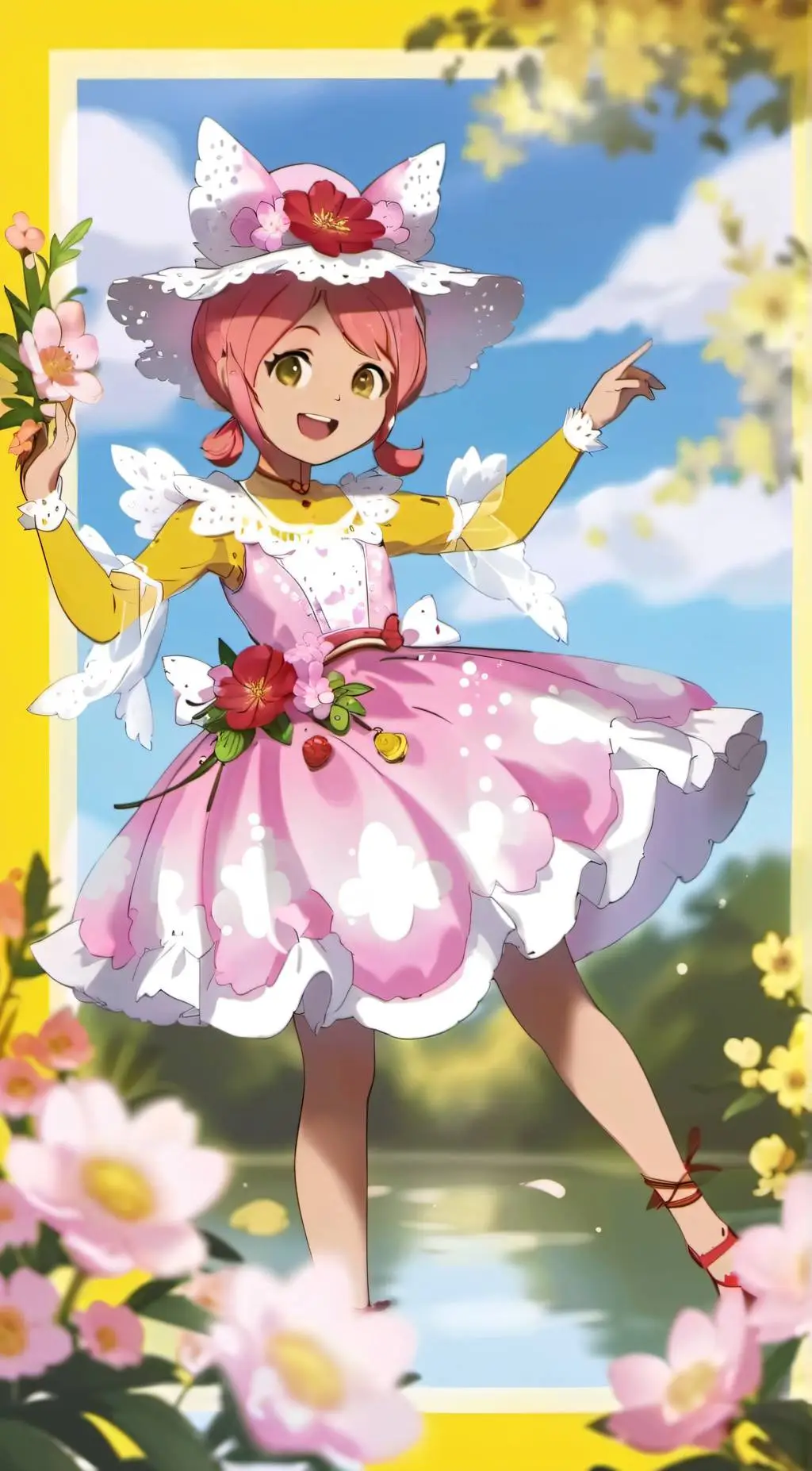 ai character: Milli the Fan background