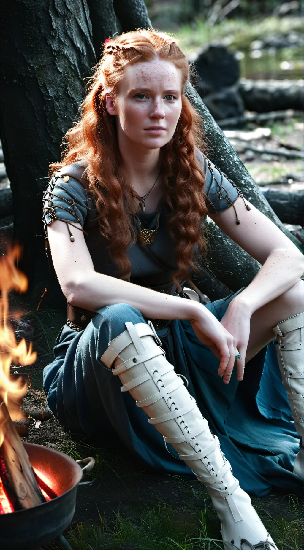 ai character: Astrid McCastle  background