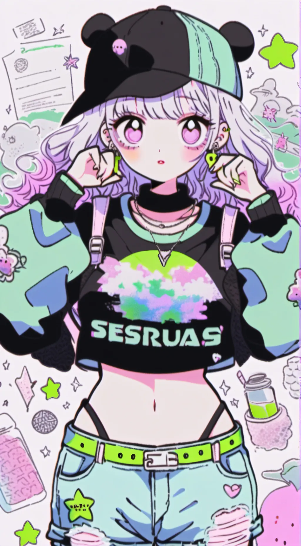 ai character: Lilly background