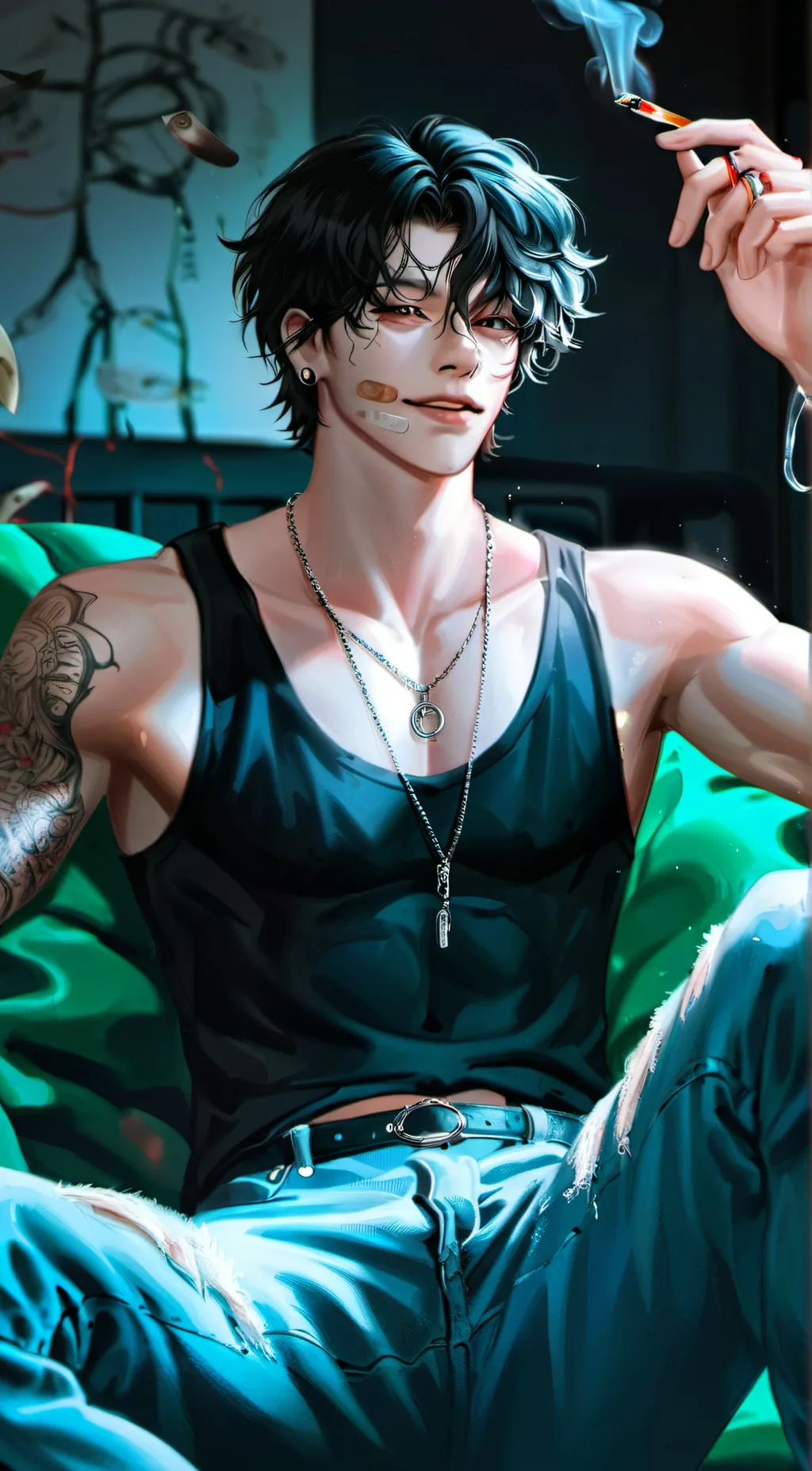 ai character: Soda  background