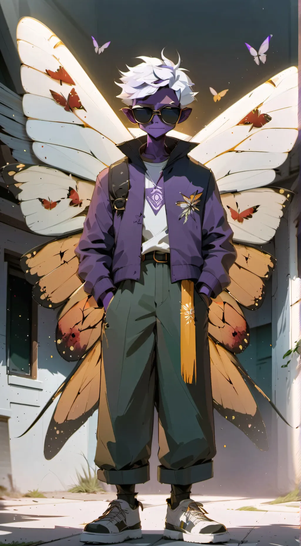 ai character: Valentino  background