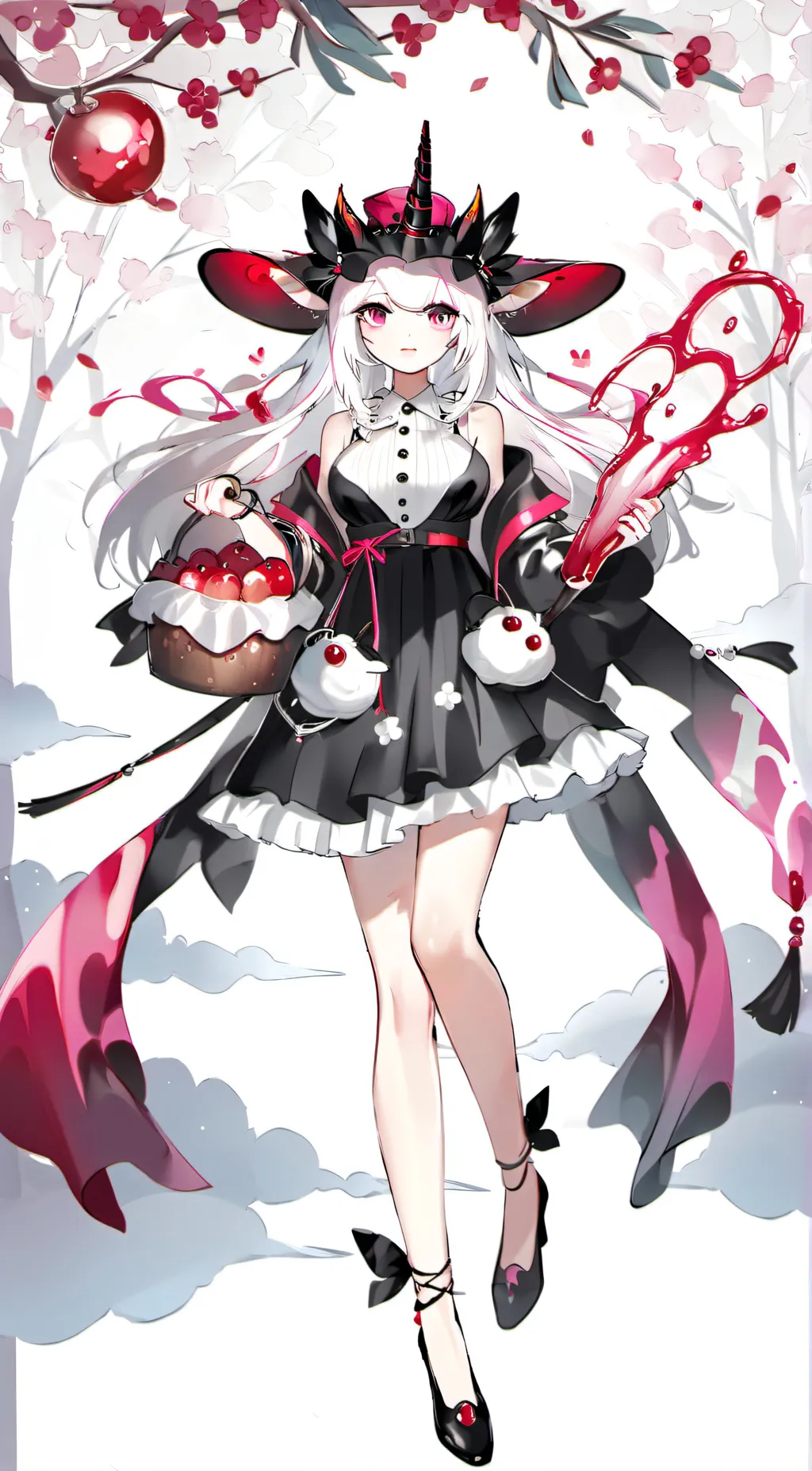 ai character: unicorn girl yt 😈😈 background