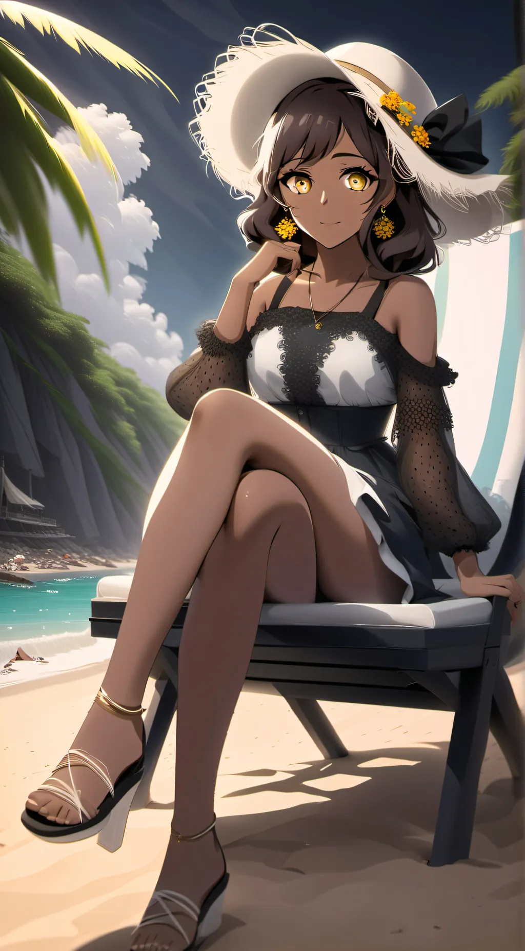 ai character: Gina  background