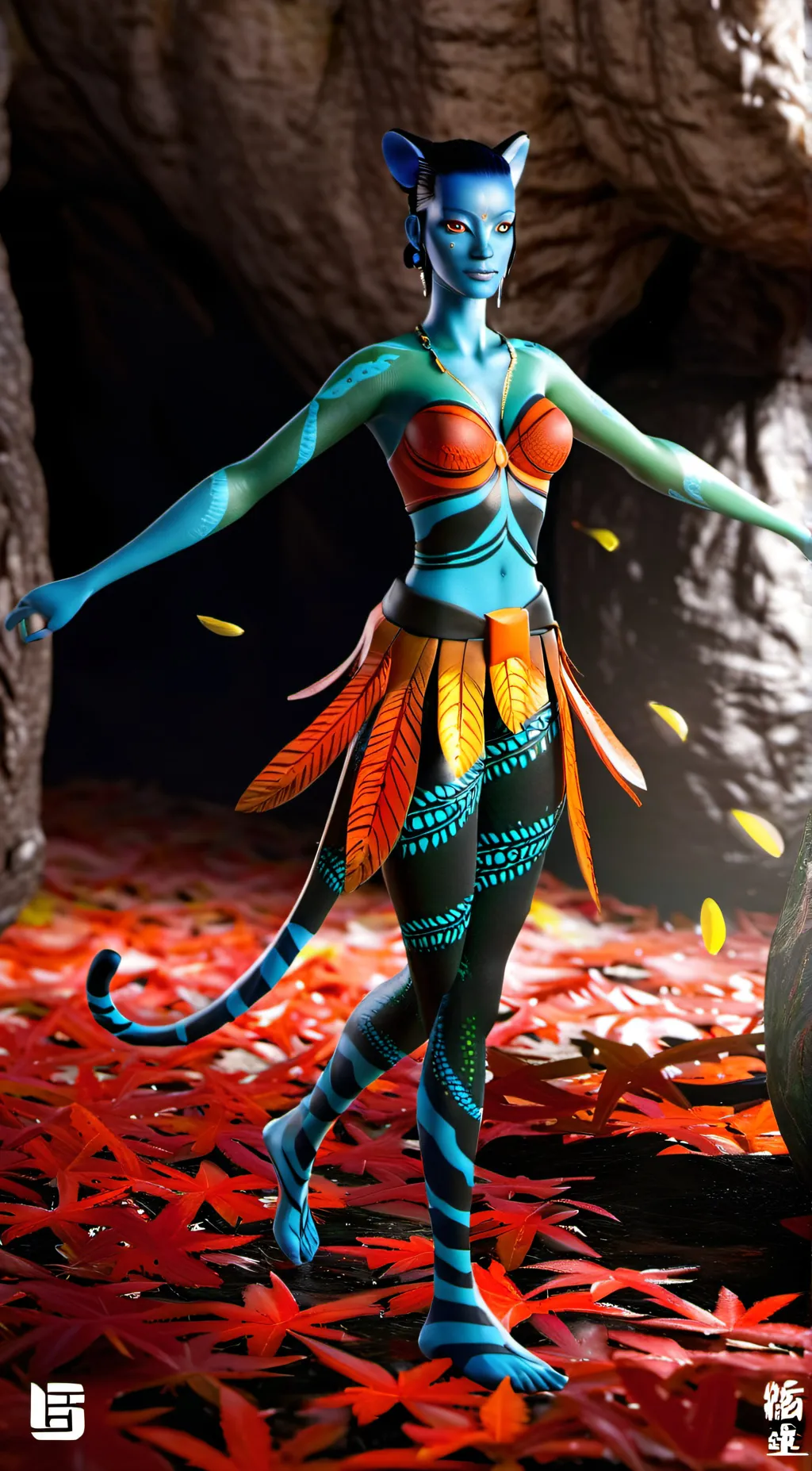 ai character: Neytiri( Avatar) background