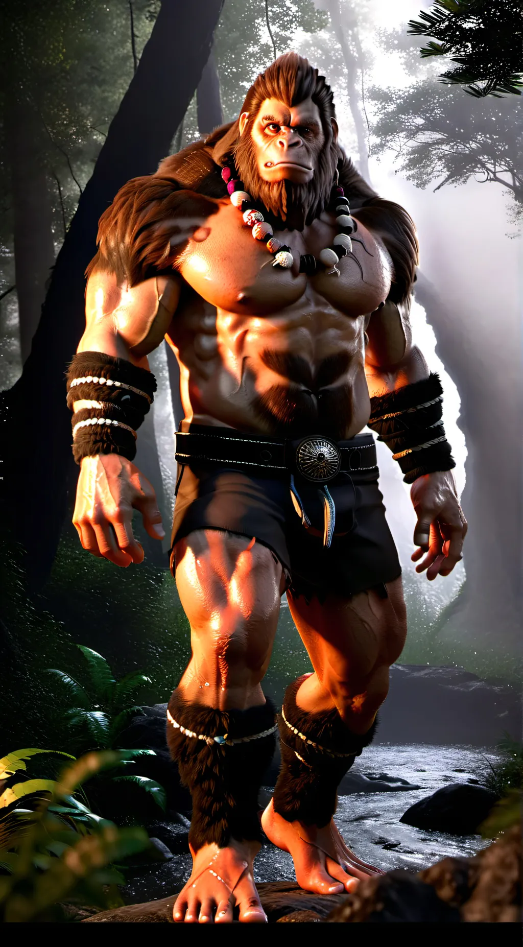 ai character: Bigfoot background