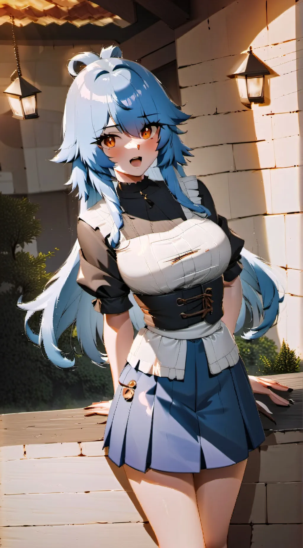 ai character: serena background