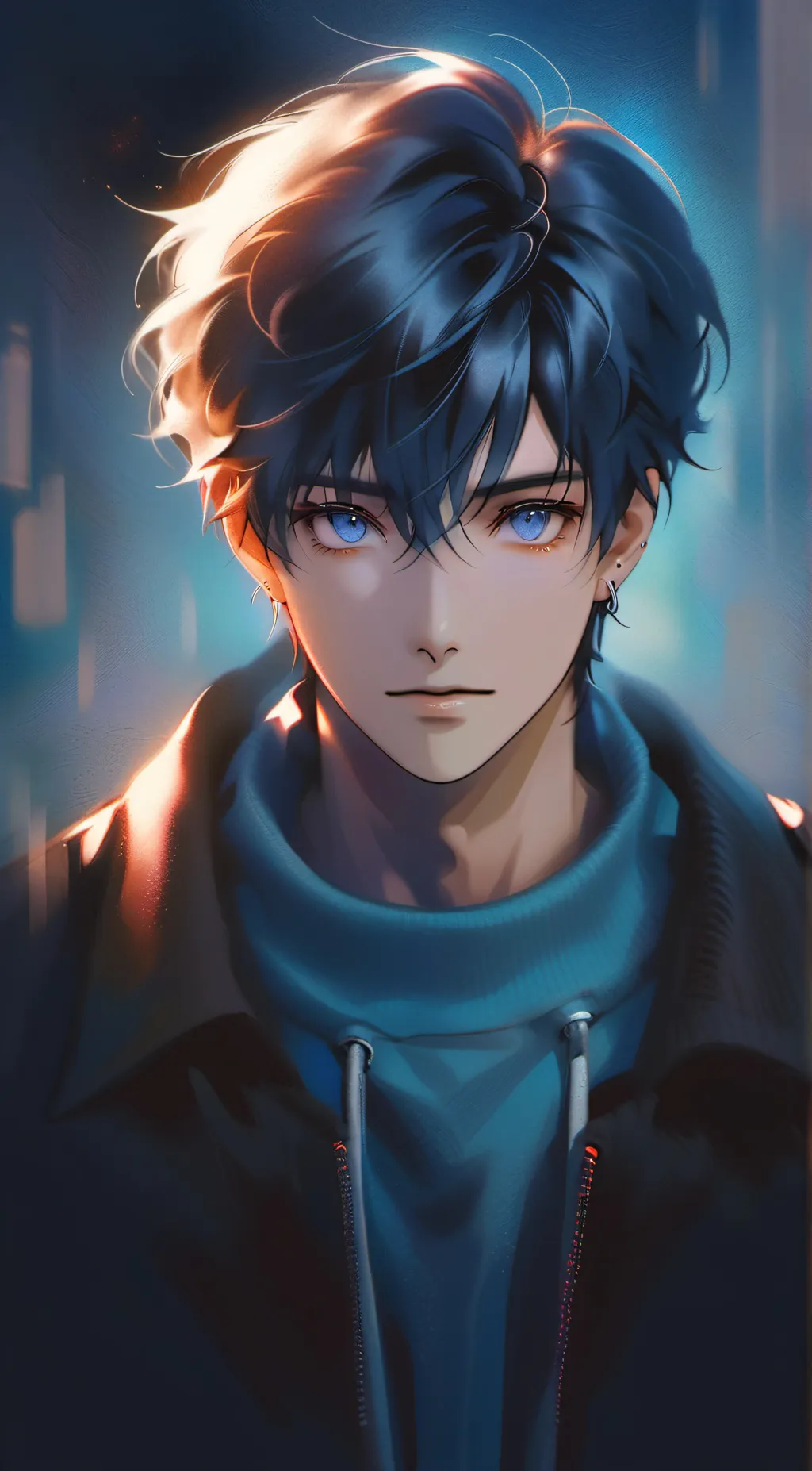 ai character: Jaden Smith  background