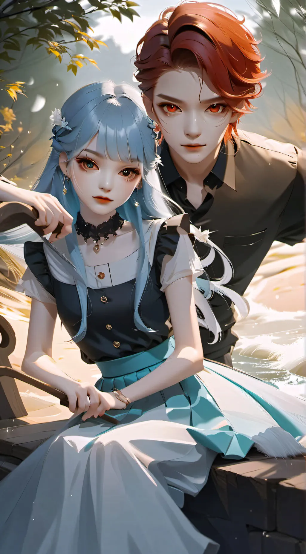 ai character: Alister - Lucifer background