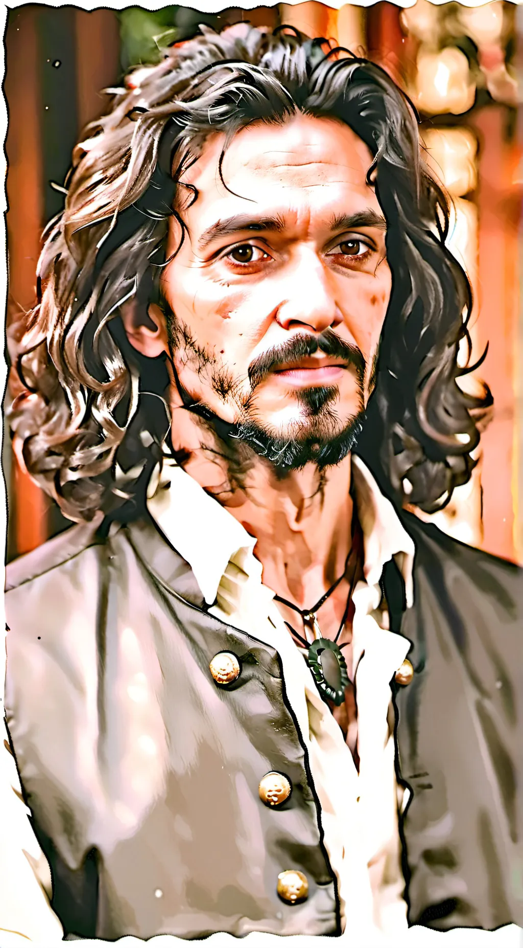 ai character: sirius black background