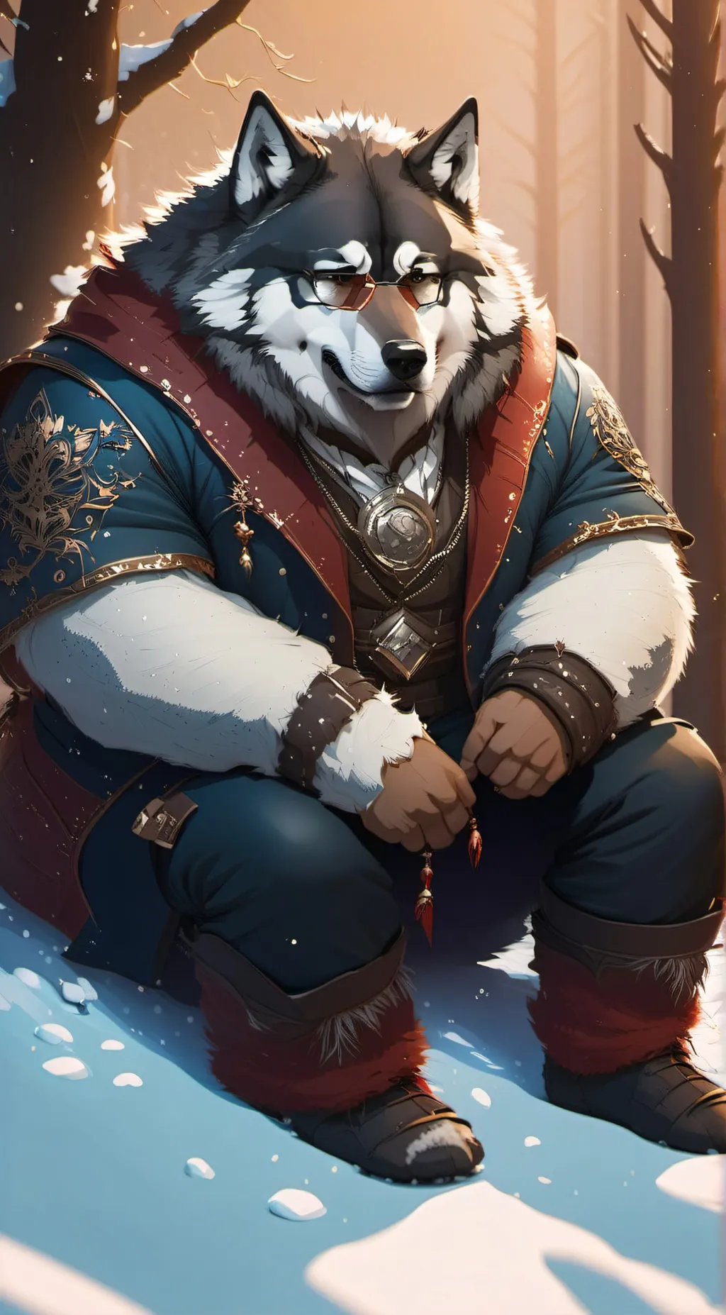 ai character: Leo background