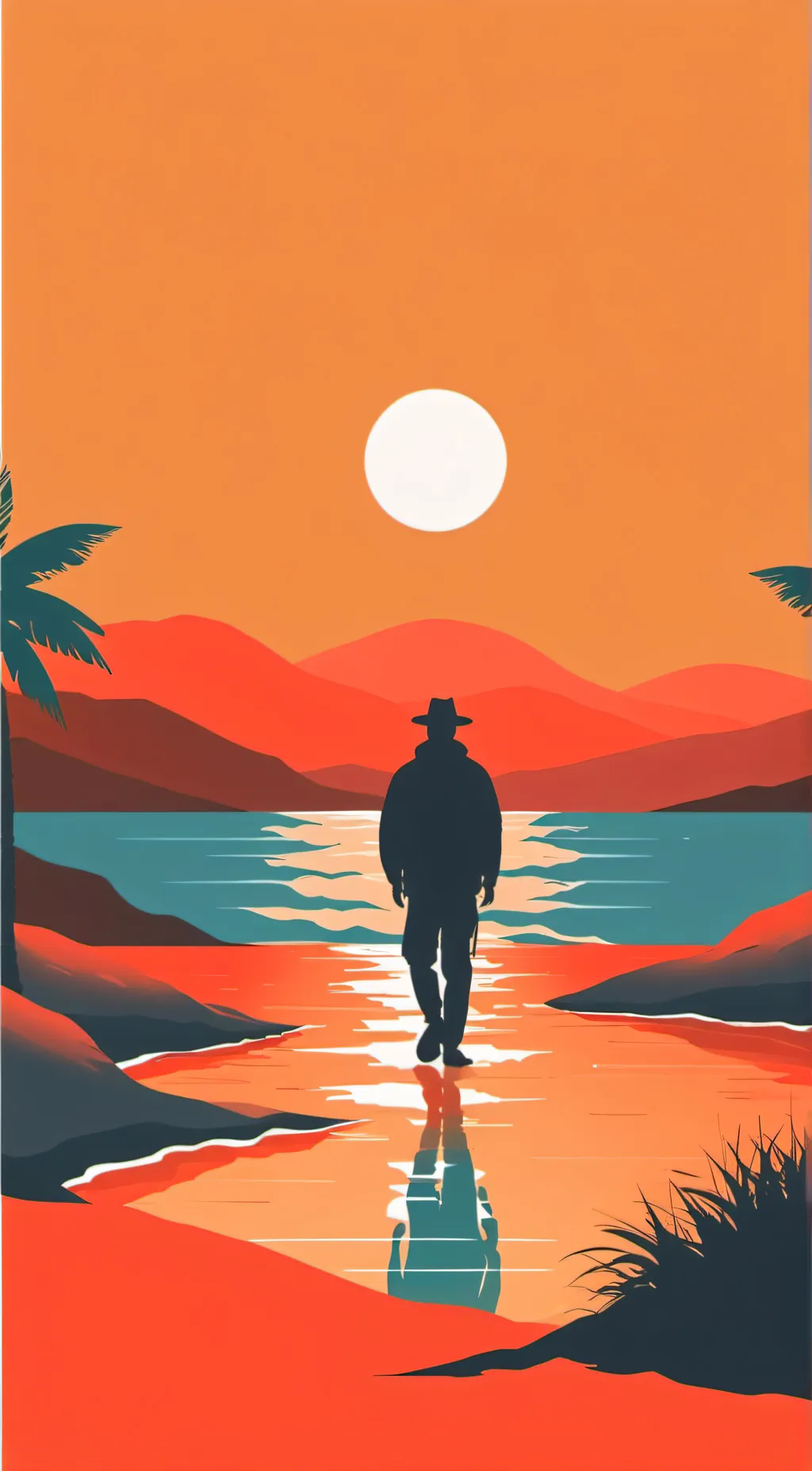 ai character: The cowboy. background