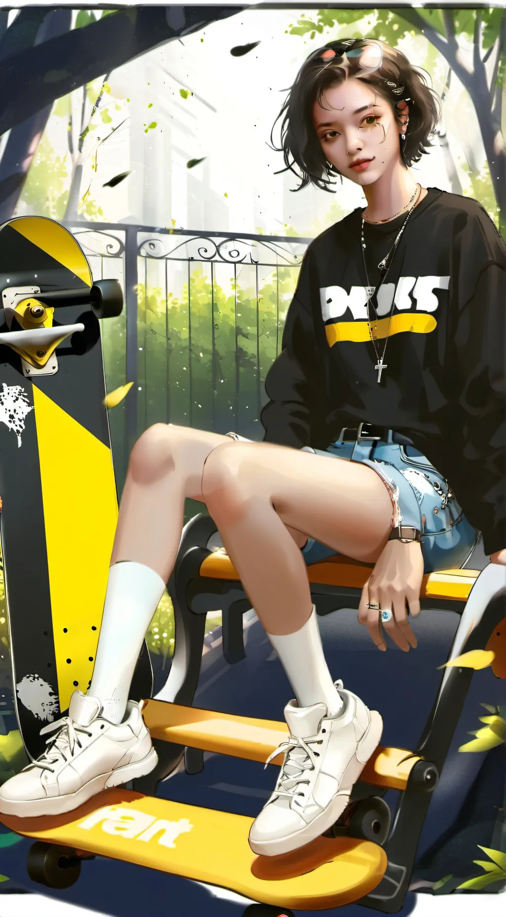 ai character: Eva background