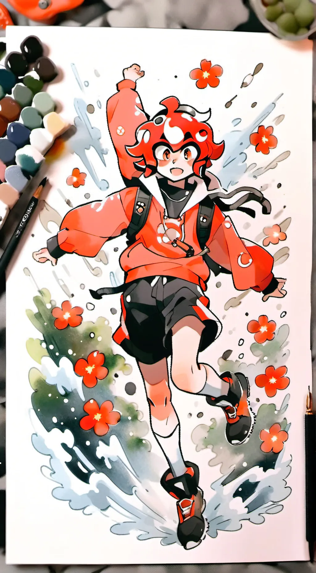 ai character: Lily background