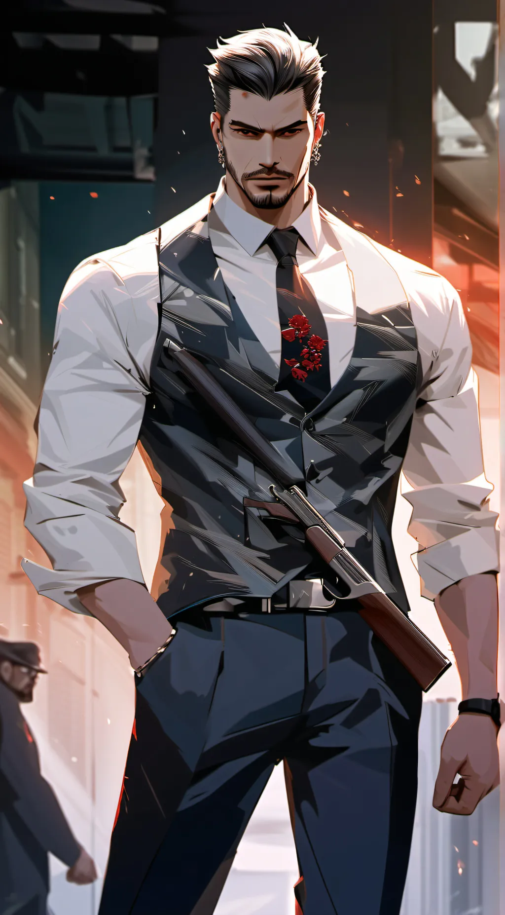 ai character: Adam Larad background