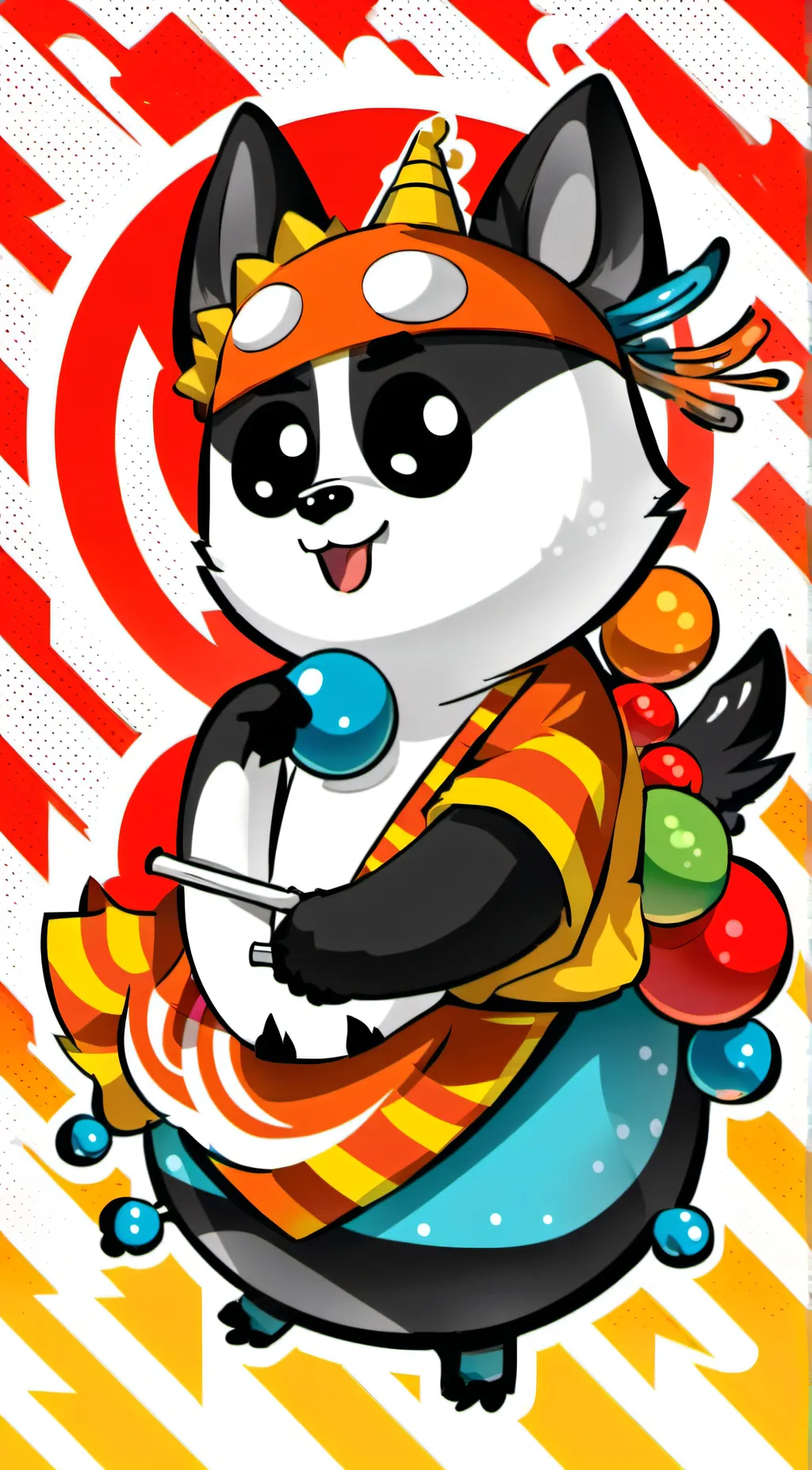 ai character: dogday background