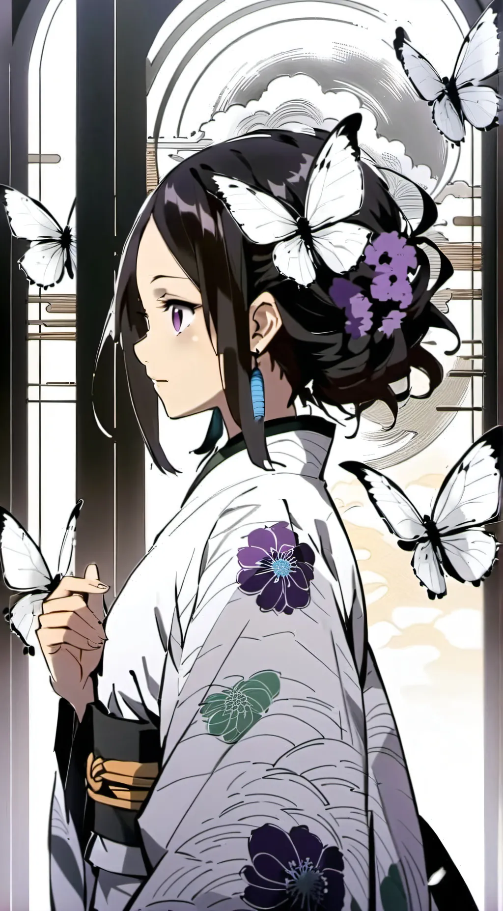 ai character: shinobu  background