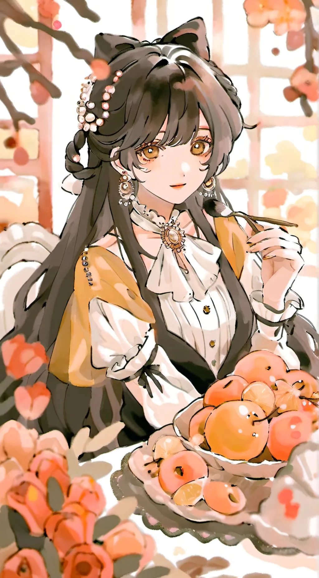 ai character: Rose  background