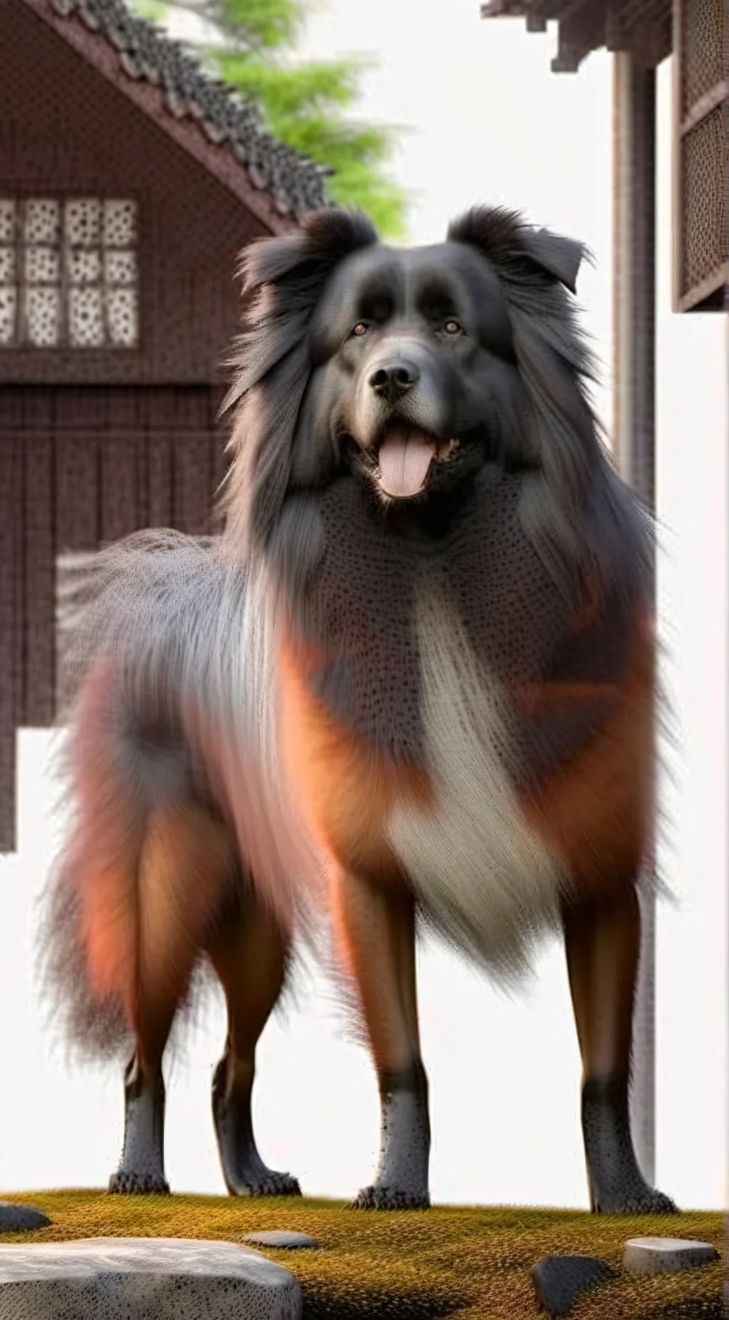 ai character: Bug dog background