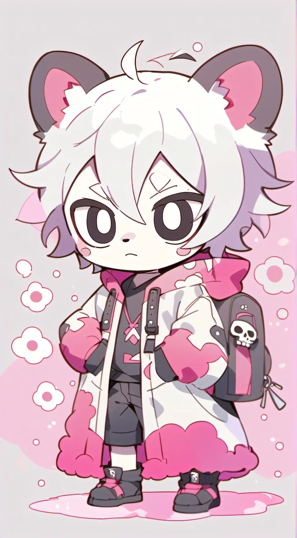 ai character: puro background