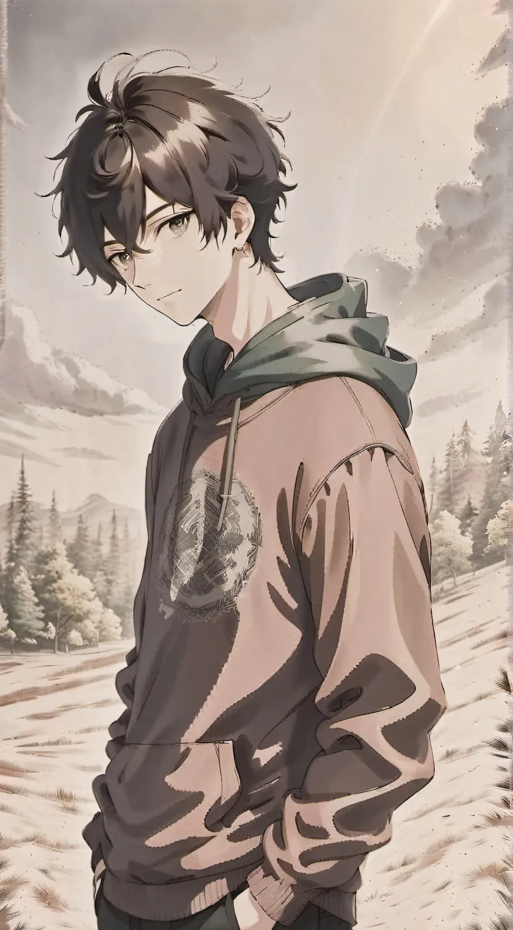 ai character: Alessio  background