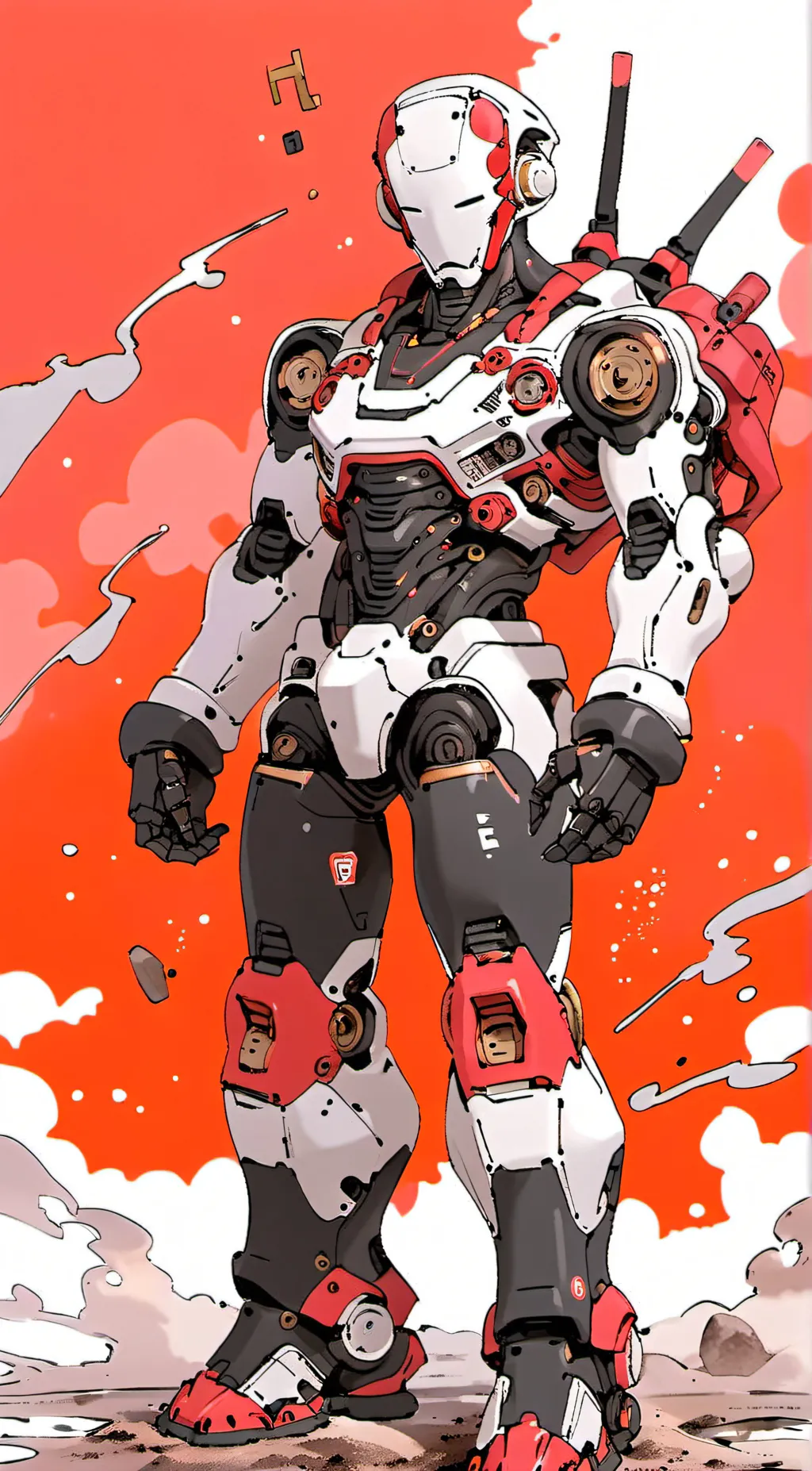 ai character: robo apocalypse  background