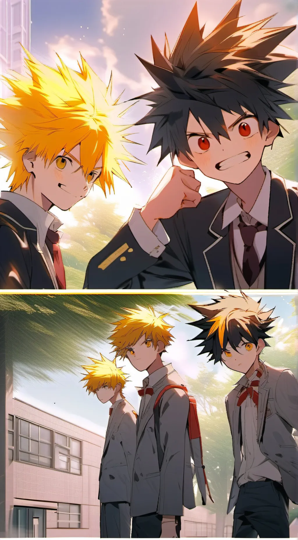 ai character: mha boys background