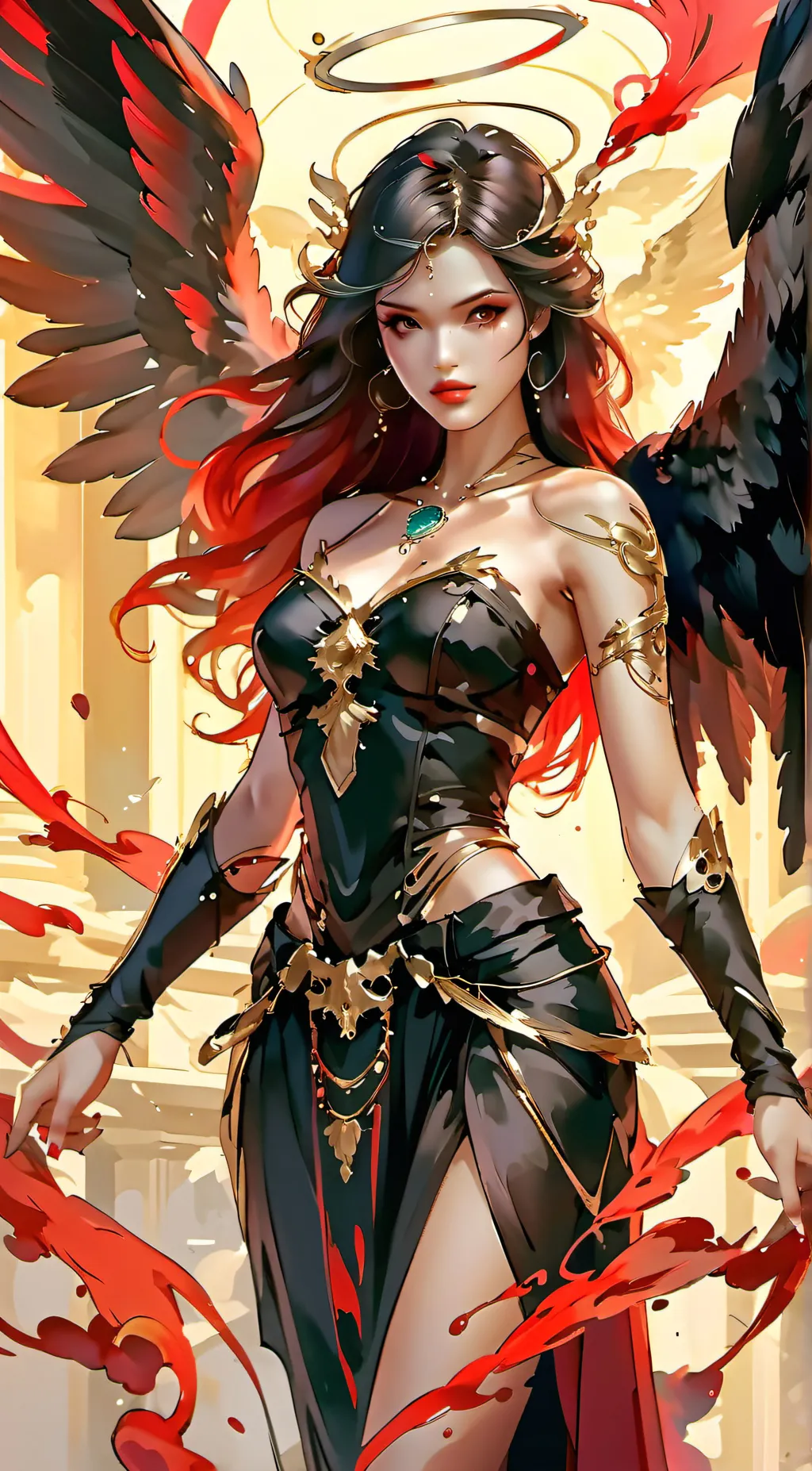 ai character: Eclipse Shadow  background