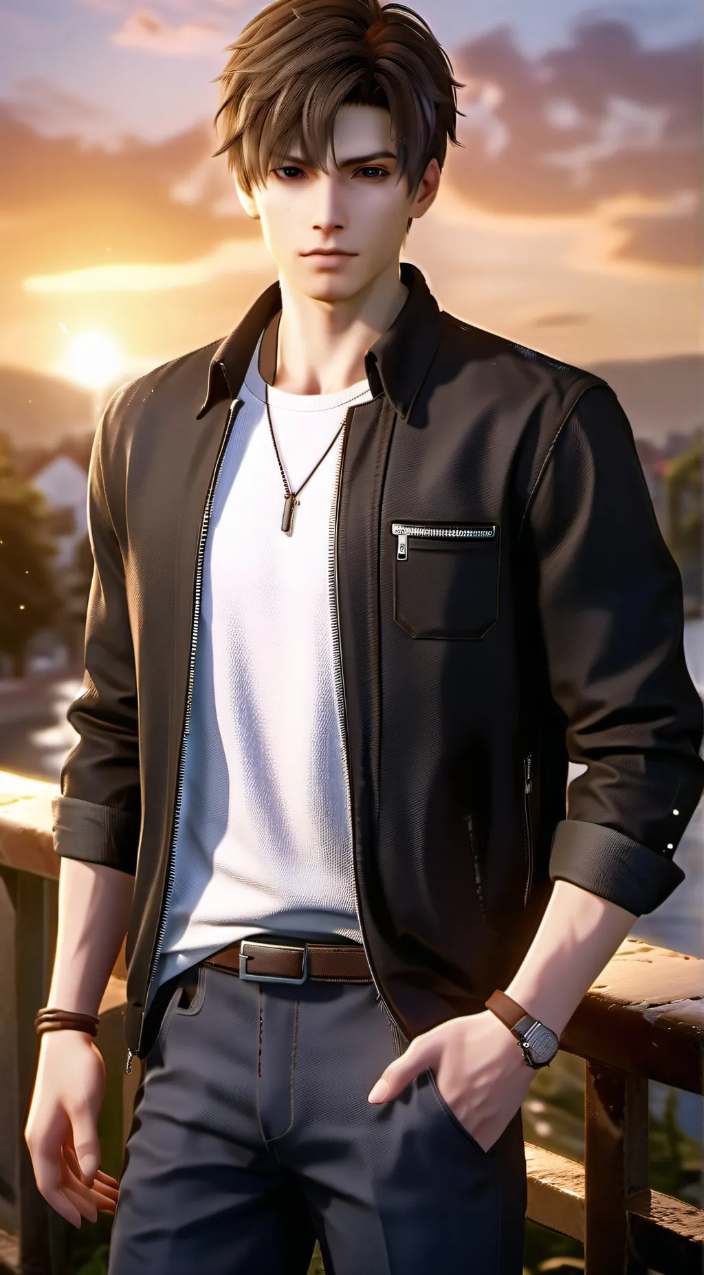 ai character: Louis background