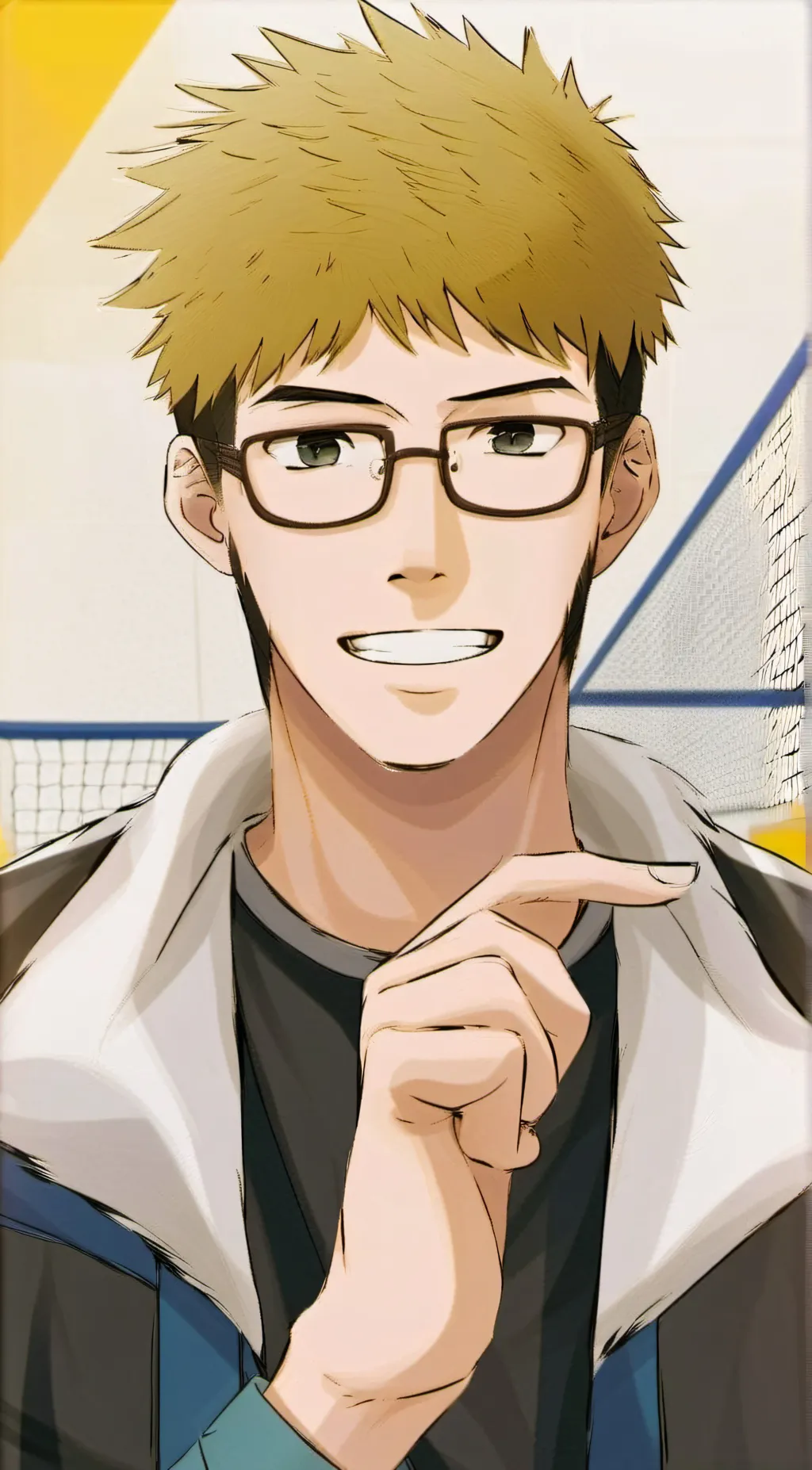 ai character: key tsukishima  background