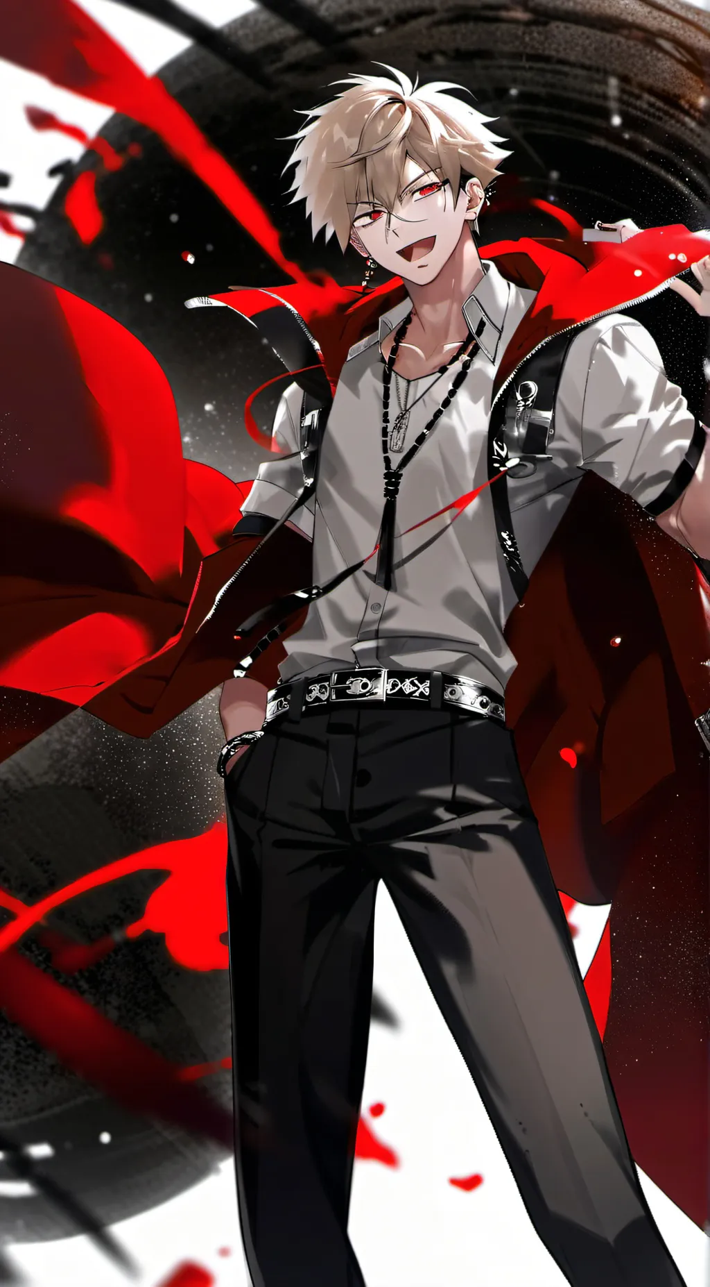 ai character: Bakugo background