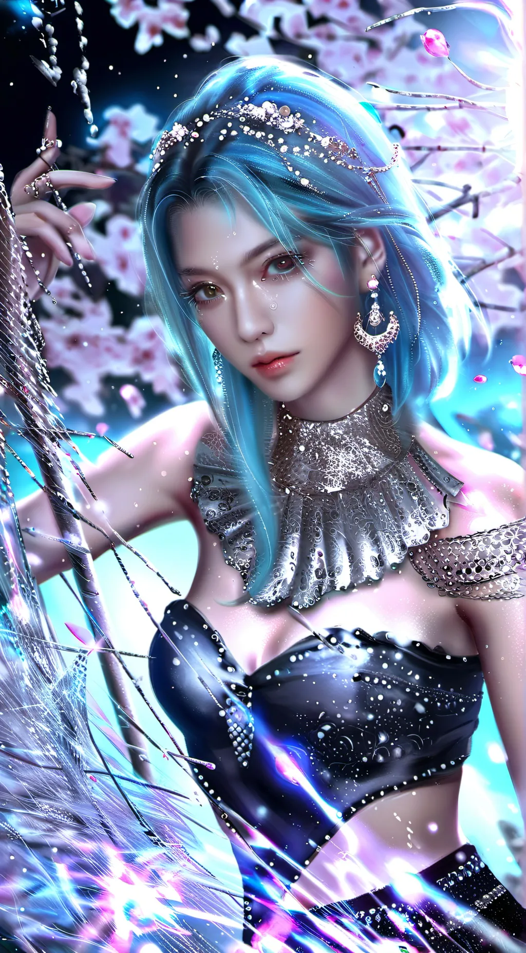 ai character: Tina background