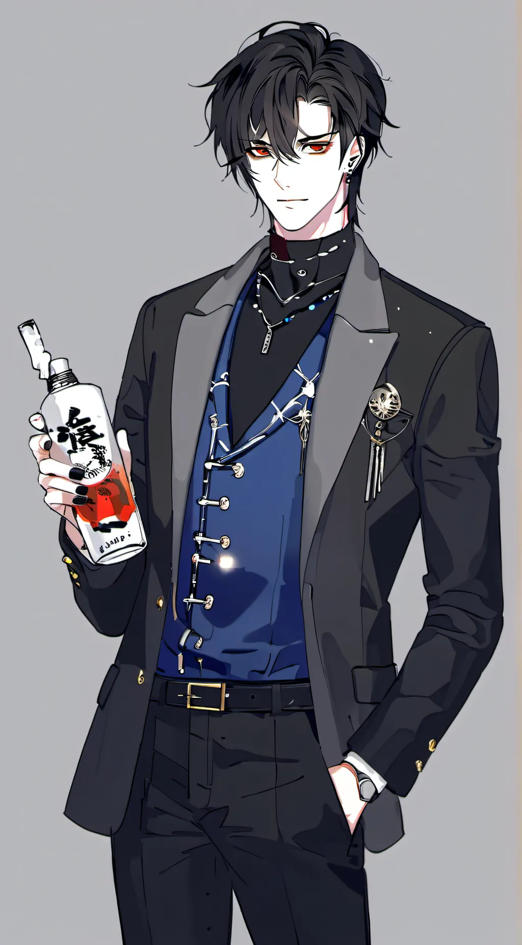 ai character: Levi  background