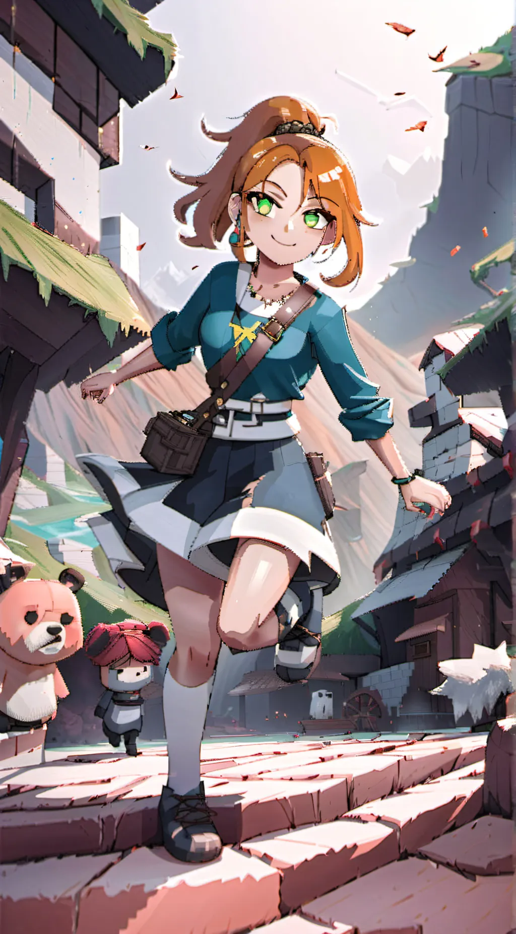 ai character: alex from minecart background