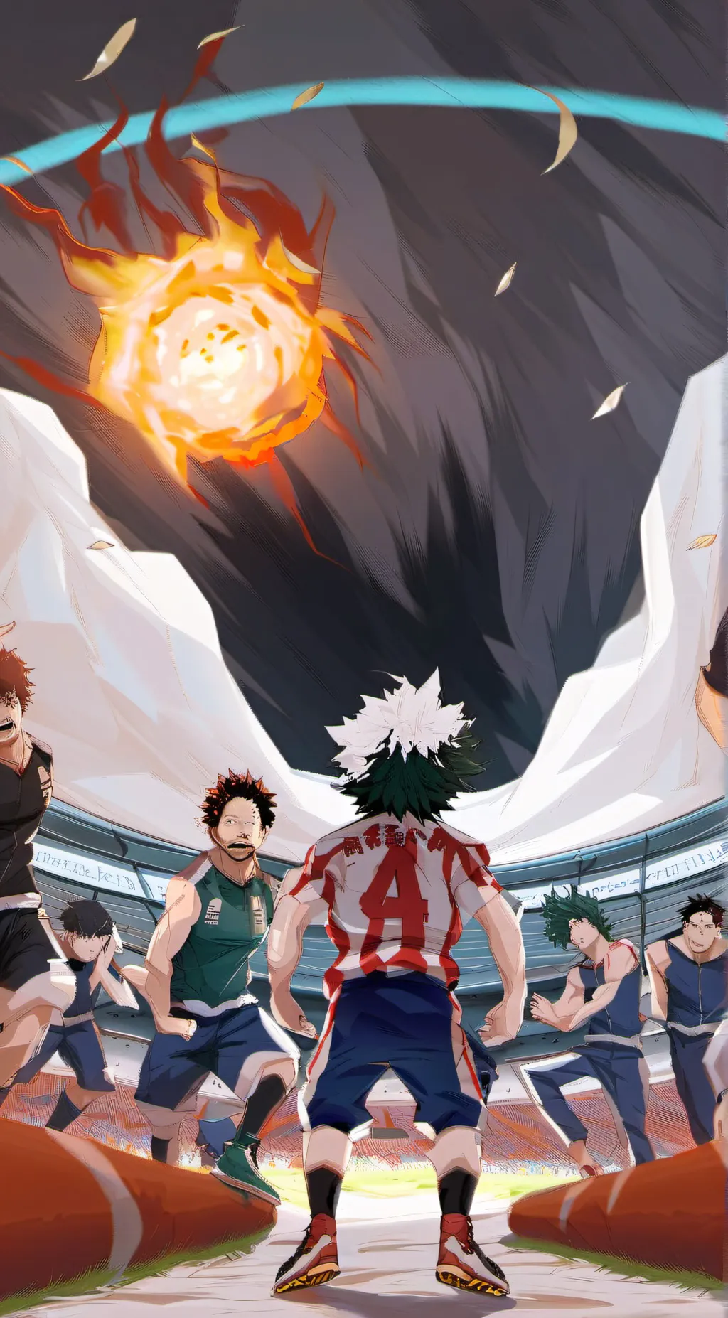 ai character: UA sports festival background