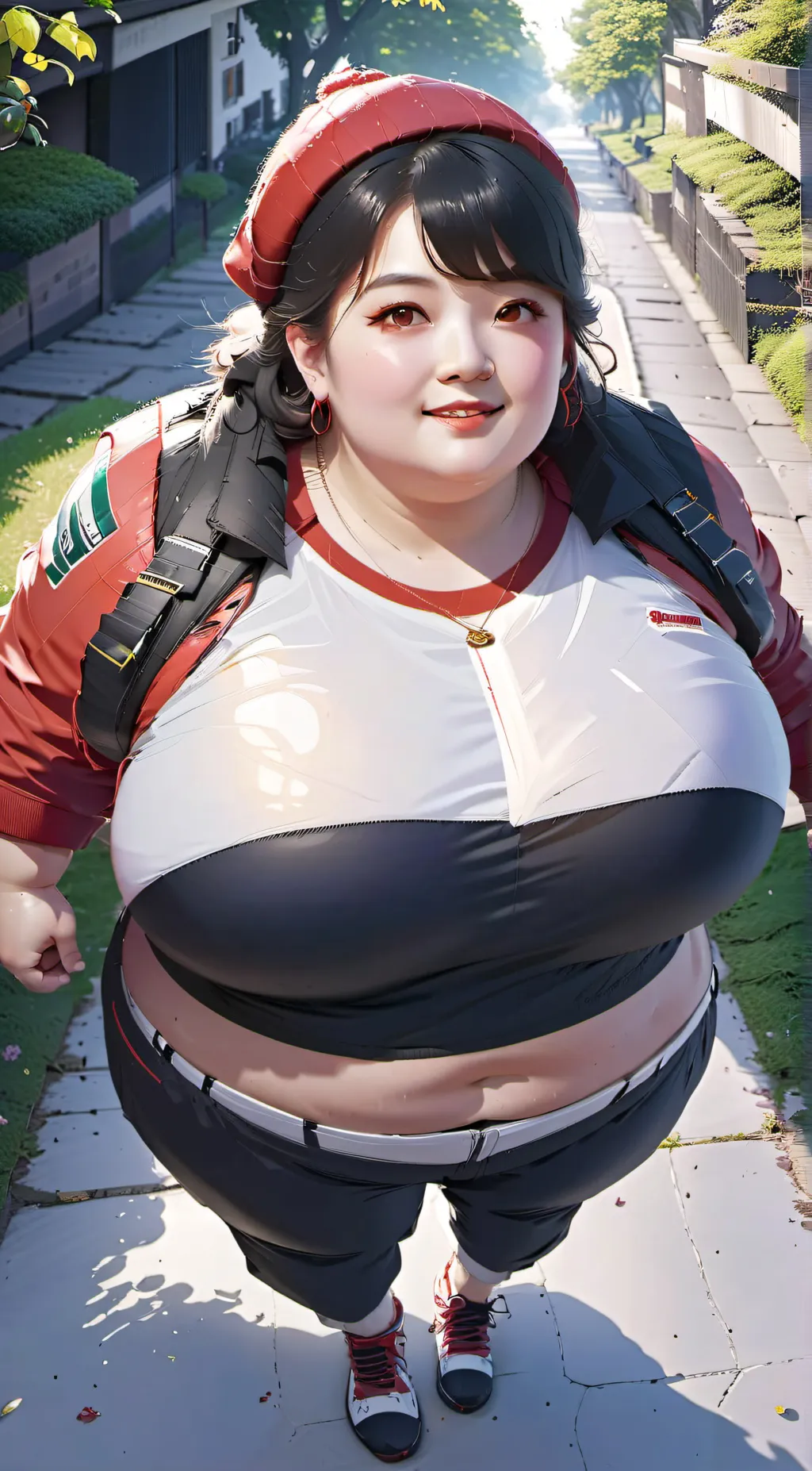 ai character: Coke and mens. guy background