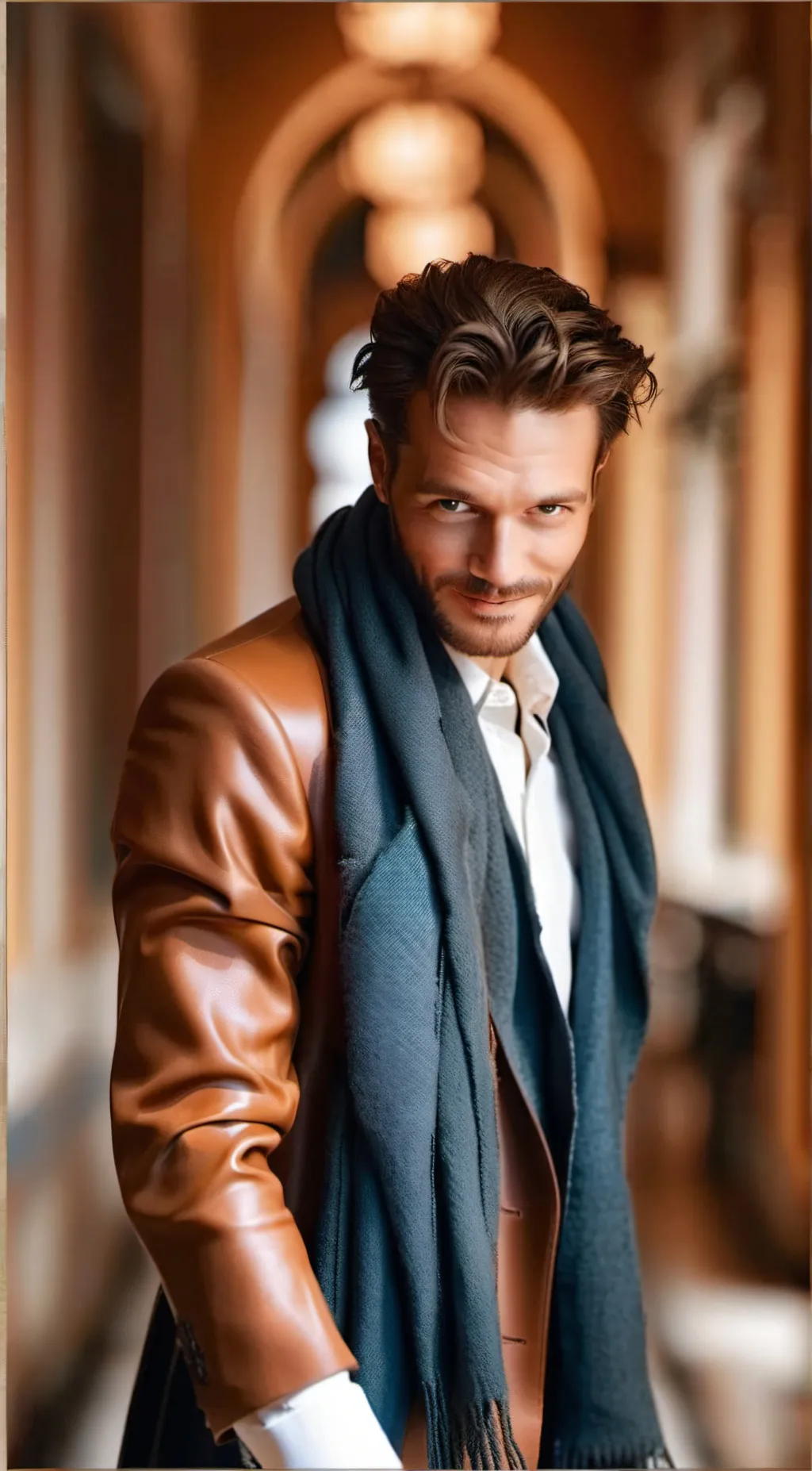 ai character: Jamesie PookieBear background