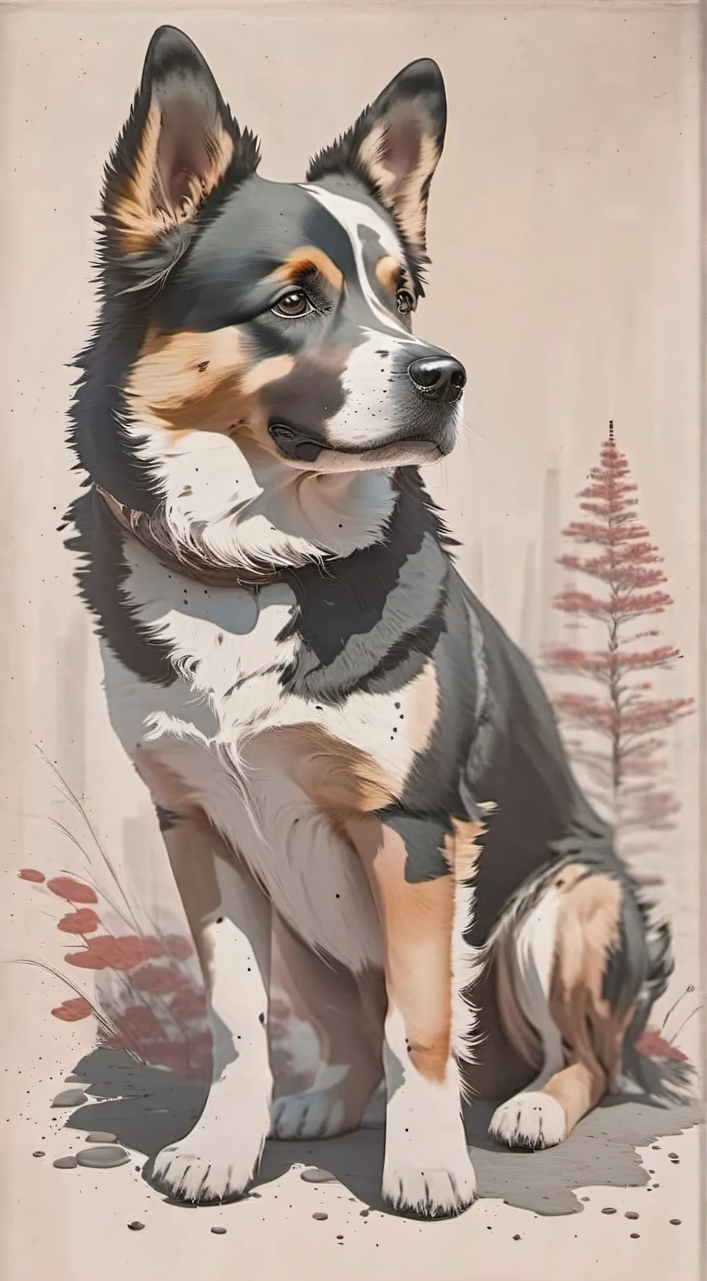 ai character: Dog background