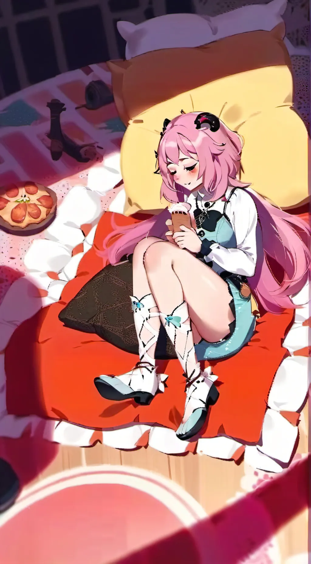 ai character: konachan background