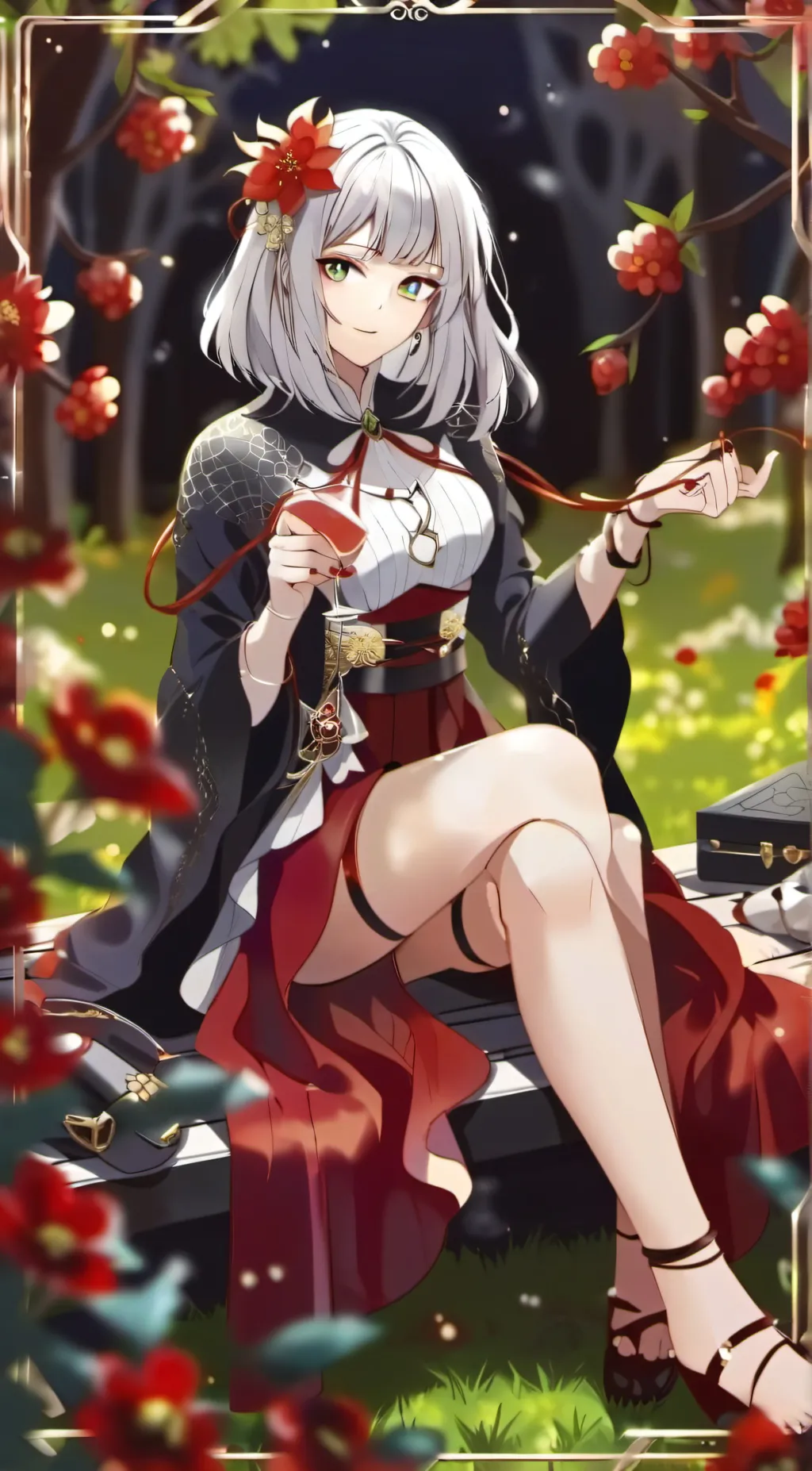 ai character: rosey background