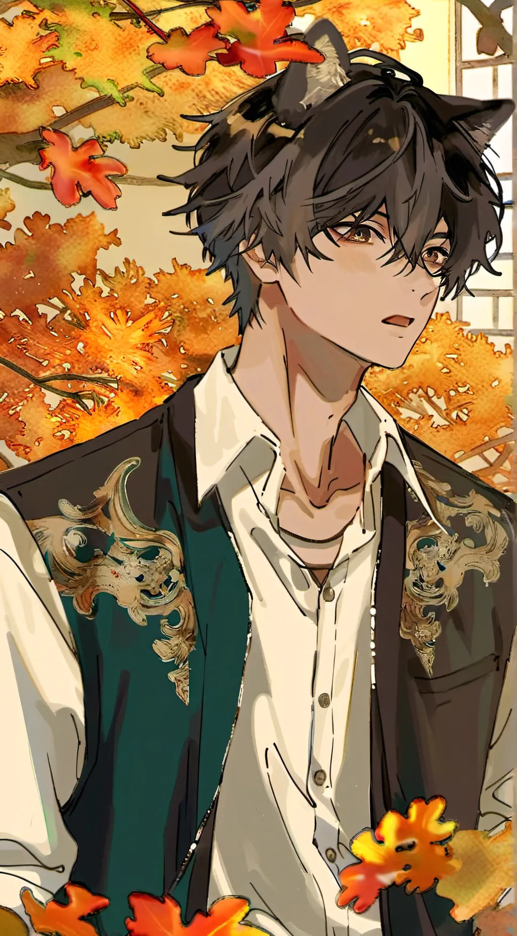 ai character: Damien background