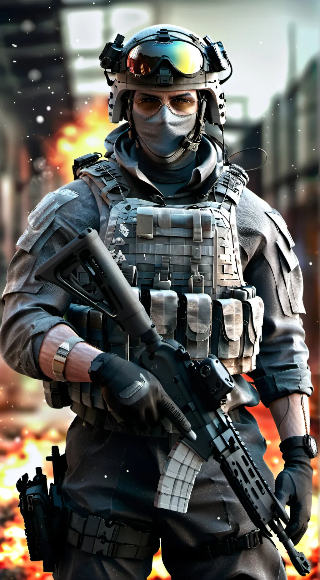 ai character: Seal team six background