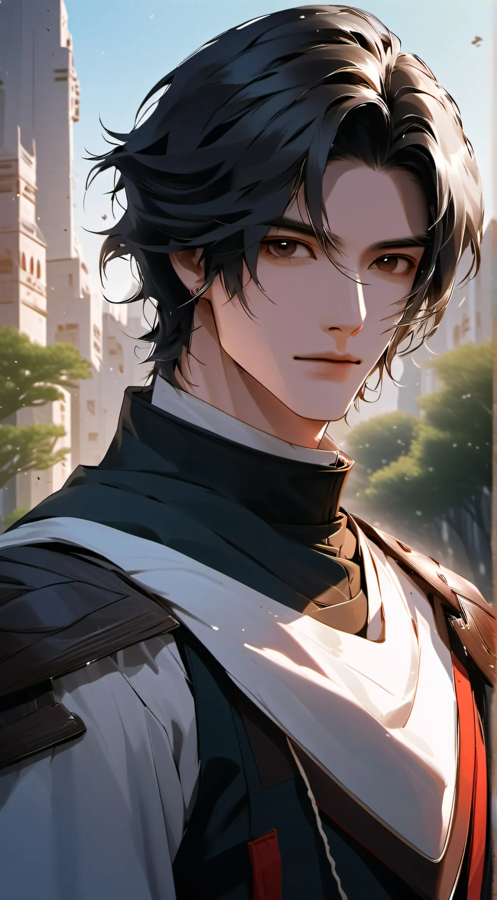 ai character: Alexander Creston  background